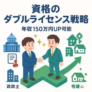 行政書士と宅建、どちらを先に取るべきか？ダブルライセンス戦略を解説の特集画像